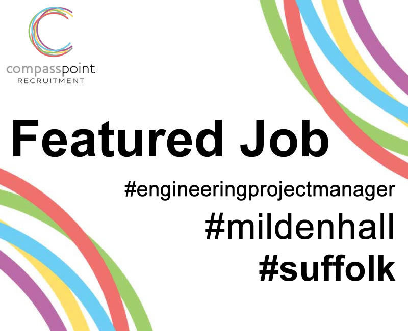 Featured job: Engineering project manager, Mildenhall