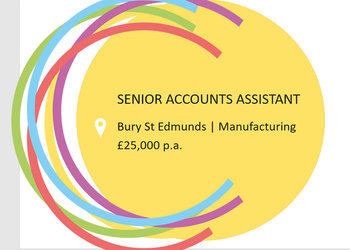 Accounts Assistant job in Bury St Edmunds